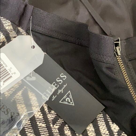 Guess Vixen Black Bandage Strapless dress - Picture 9 of 9